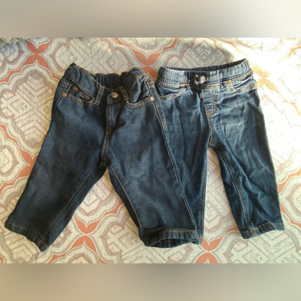 2 set baby jeans 12M